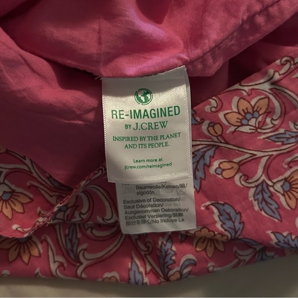 Crew Size 0 Embroidered Romper In Pink Vines Block Print Summer Tassel Floral - Picture 7 of 15